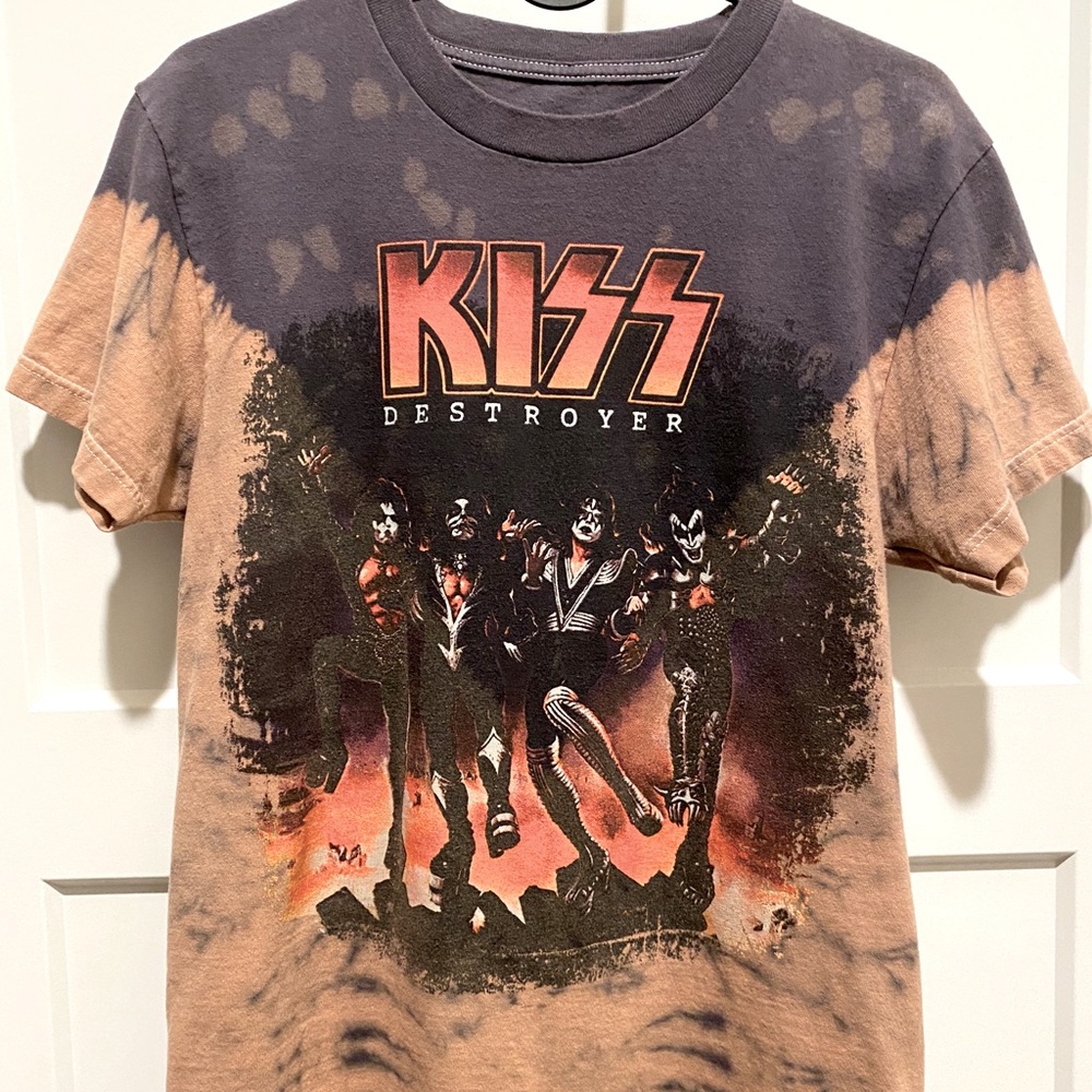 KISS Destroyer Men’s tie dye tee